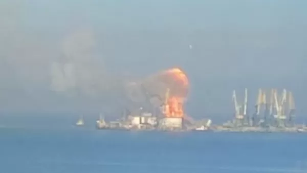 ՏԵՍԱՆՅՈՒԹ․ Բերդյանսկ նավահանգստում ռուսական նավեր են խոցվել․ NEXTA