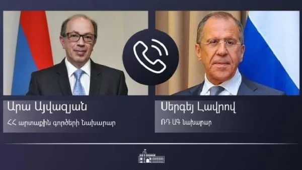 Լավրովն ու Այվազյանը հեռախոսով քննարկել են ՀՀ ԱԳՆ-ի այցը Մոսկվա 
