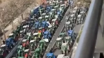 ՏԵՍԱՆՅՈՒԹ. Բելգիացի ֆերմերները տրակտորներով կրկին արգելափակել են Բրյուսելի կենտրոնը