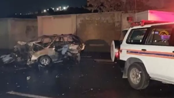 Երևանում «Lexus RX» է բռնկվել. ներսում հայտնաբերվել է վարորդի այրված դին