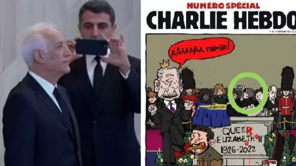 Charlie Hebdo սկանդալային ամսագրի նոր շապիկը․ այնտեղ պատկերված է նաև ՀՀ նախագահը
