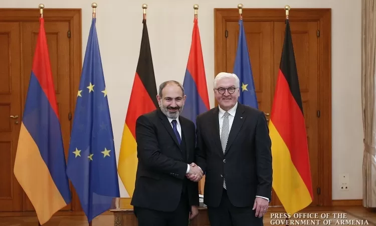 Գերմանիայի նախագահն ընդունել է Հայաստանի վարչապետ Նիկոլ Փաշինյանին