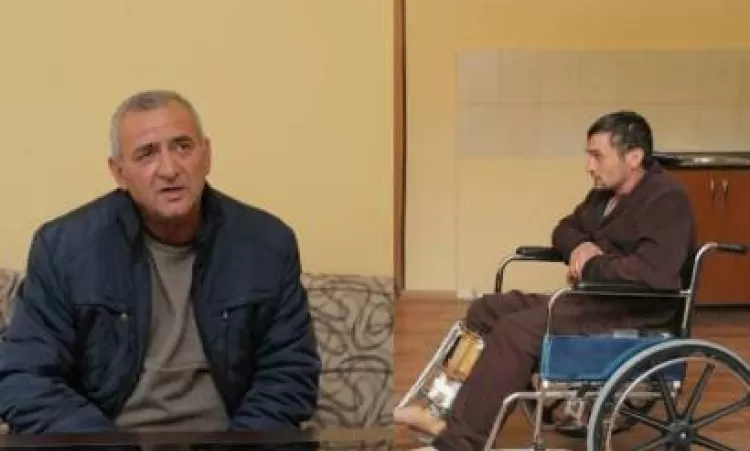 Ադրբեջանում դատապարտված Կարեն Ղազարյանի հայրը հանդիպել է ադրբեջանցի սահմանախախտին