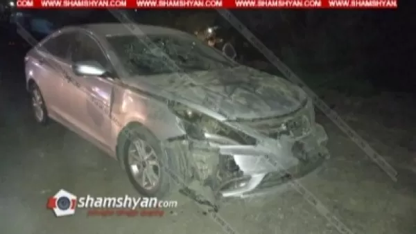 Ավտովթար՝ Գեղարքունիքի մարզում. 24-ամյա վարորդը Hyundai Sonata-ով հայտնվել է փոսում. կան վիրավորներ