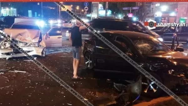 Խոշոր ավտովթար Երևանում. բախվել են Mercedes-ն ու Opel-ը. կա 3 վիրավոր