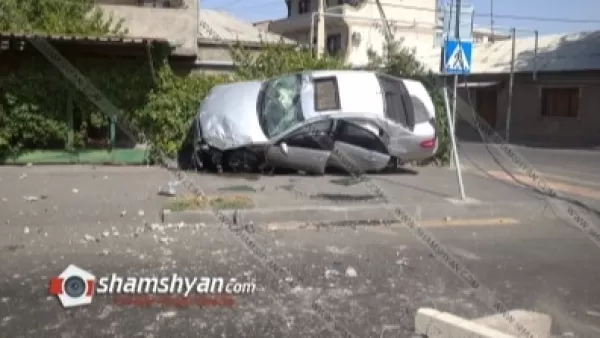 Կասկադյորական ավտովթար Երևանում․ 36-ամյա վարորդը եղել է խմած