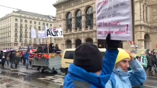 ՏԵՍԱՆՅՈՒԹ․ Վիեննայում բողոքի ցույցեր են՝ ընդդեմ պարտադիր պատվաստման
