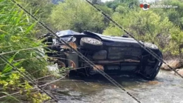 Սյունիքում 43-ամյա վարորդը «Nissan X-Trail»-ով ընկել է Մեղրիով անցնող գետը․ կա վիրավոր