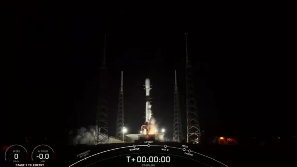 ՏԵՍԱՆՅՈՒԹ․ SpaceX Falcon 9 հրթիռը մեկնարկել է Starlink արբանյակներով