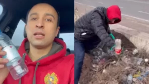 ՏԵՍԱՆՅՈՒԹ. «Երբ շիշը ձեզ այլևս անհրաժեշտ չի, ամբողջ ուժով շպրտեք դուրս»․ վարչապետի օգնականը՝ աղբը մեքենայից նետողներին