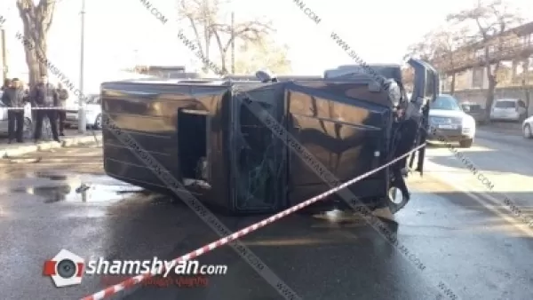 Երևանում բախվել են Mercedes G 55-ը, Nissan-ը և BMW X5-ը․ կան վիրավորներ