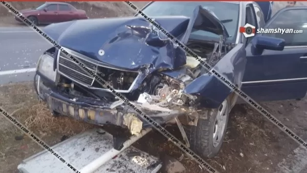 «Արծվի թևեր»-ի մոտ բախվել են Opel-ն ու Mercedes-ը. կան վիրավորներ