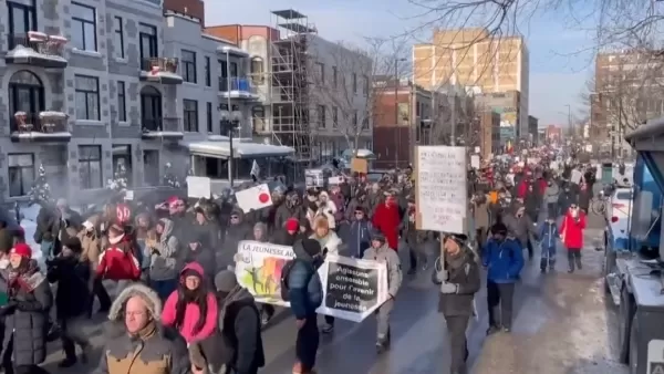 ՏԵՍԱՆՅՈՒԹ. Կանադայում կովիդ-սահմանափակումների դեմ լայնածավալ ցույցեր են