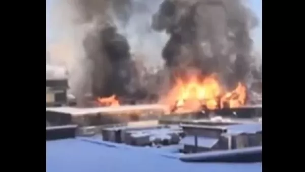 ՏԵՍԱՆՅՈՒԹ. Սանկտ Պետերբուրգում արտադրամաս է այրվում