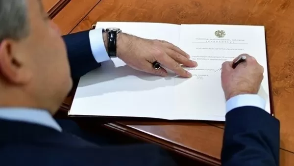 Նոր նշանակում ` Զինված ուժերում 