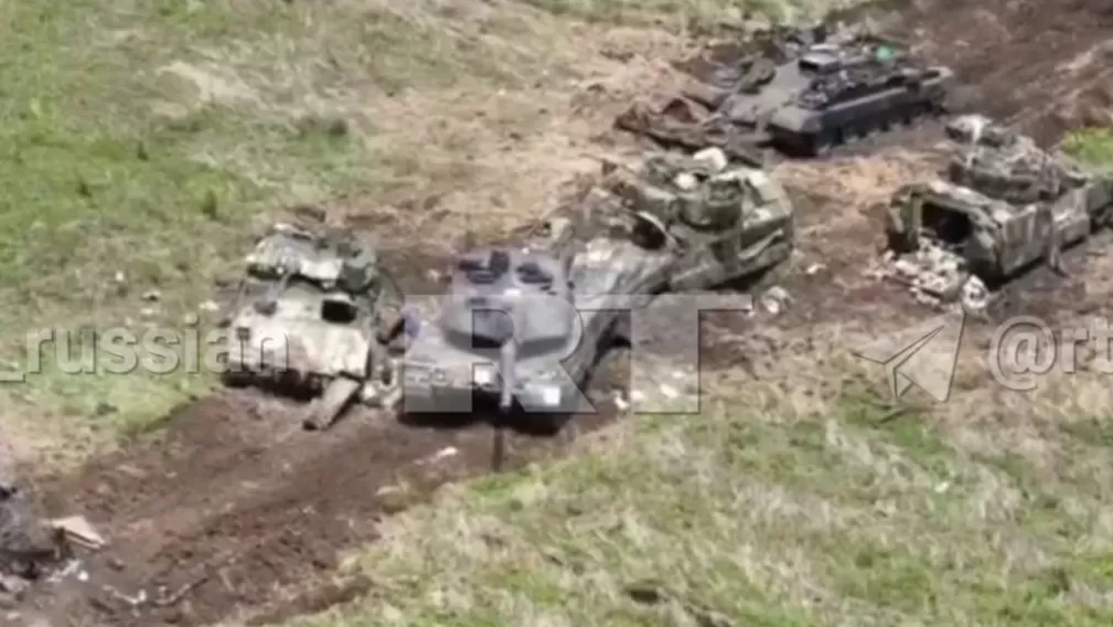 ՏԵՍԱՆՅՈՒԹ. Հրապարակվել են գերմանական Leopard 2 այրվող տանկի կադրերը