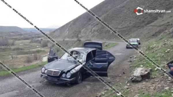 Կոտայքի մարզում Mercedes-ը գլխիվայր շրջվել է. 27-ամյա վարորդը հոսպիտալացվել է. Shamshyan