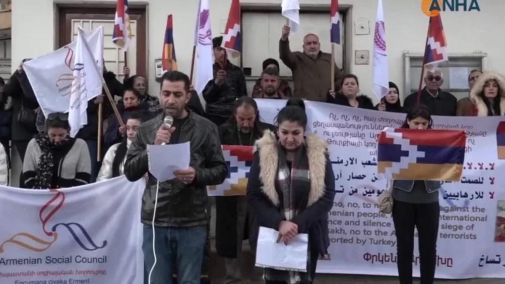 ՏԵՍԱՆՅՈՒԹ․ Սիրիայի հայ համայնքի ցույցը՝ ի պաշտպանություն արցախցիների