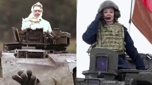 ՏԵՍԱՆՅՈՒԹ. Էստոնիայում տանկով շրջելուց հետո Մեծ Բրիտանիայի ԱԳՆ ղեկավարին համեմատել են Մարգարետ Թետչերի հետ