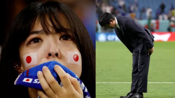 Ճապոնիայի հավաքականի երկրպագուները լացել են, մաքրել տրիբունաները․ մարզիչը խոնարհվել է նրանց առաջ