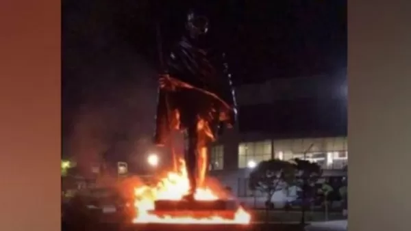 Հայտնի է`  Երևանում ով է այրել Մահաթմա Գանդիի արձանը. մանրամասներ
