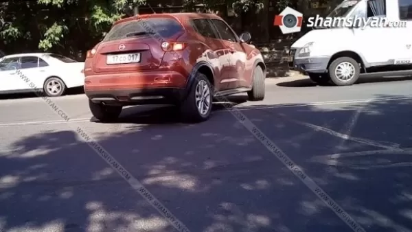 ՏԵՍԱՆՅՈՒԹ. Երևանում Nissan-ի վարորդը կոպիտ կերպով խախտում է ճանապարհային երթևեկության կանոնները