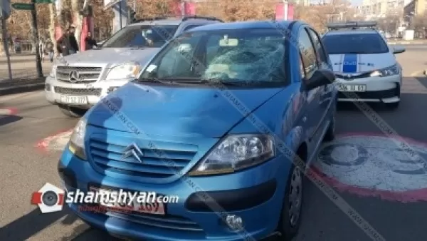 Երևանում վարորդը վրաերթի է ենթարկել մոտ 20 տարեկան աղջկա