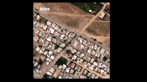 ՏԵՍԱՆՅՈՒԹ․ Գազայի արբանյակային լուսանկարները՝ Իսրայելի օդային հարվածներից առաջ և հետո