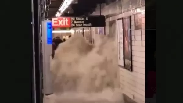 ՏԵՍԱՆՅՈՒԹ․ Արտակարգ իրավիճակ  Նյու Յորքում․ մետրոյի կայարաններն անցել են ջրի տակ