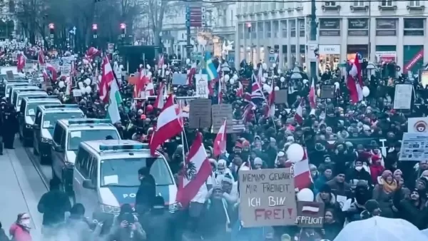 ՏԵՍԱՆՅՈՒԹ. Վիեննայում բողոքի ցույցեր են կորոնավիրուսով պայմանավորված սահմանափակումների դեմ