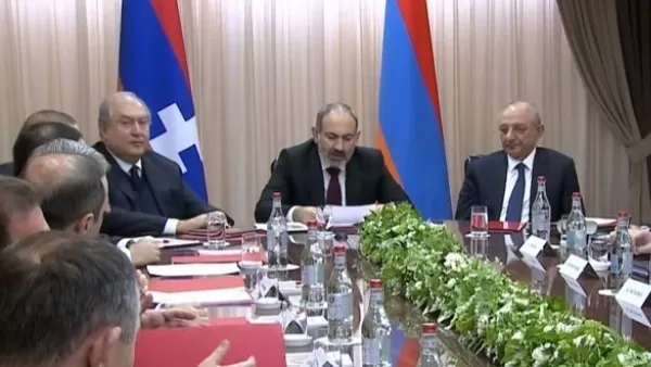 ՏԵՍԱՆՅՈՒԹ․ Երևանում Արցախի եւ Հայաստանի անվտանգության խորհուրդների համատեղ նիստ է անցկացվել