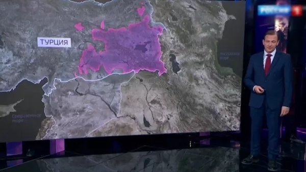 «Rossiya 1»-ը ցուցադրել է «Քրդստանի» քարտեզը, որի մեջ է ներառել Թուրքիայի տարածքները