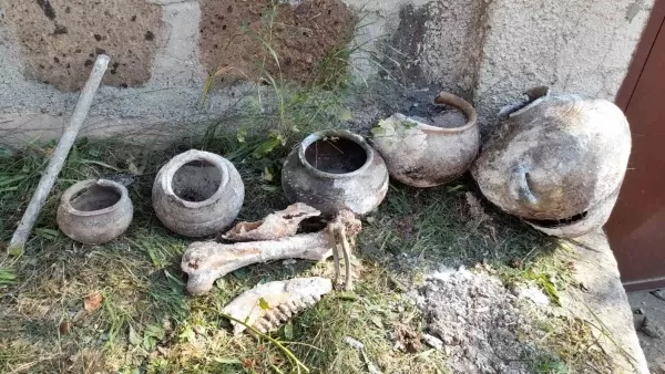 Վանաձորում շինարարական աշխատանքների ընթացքում դամբարաններ են հայտնաբերվել (լուսանկարներ)