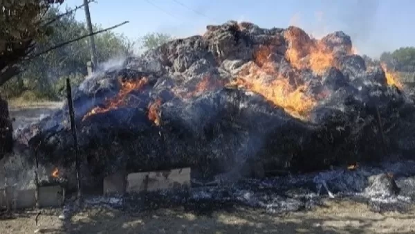 Տներից մեկի բակում հրդեհ է բռնկվել. այրվել է  200 հեկտար անասնակեր