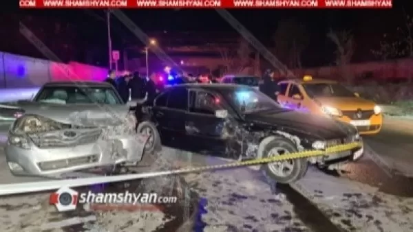 Խոշոր ավտովթար Երևանում. բախվել են Toyota Camry-ն ու BMW-ն. կան վիրավորներ. BMW-ի վարորդը եղել է խմած. Shamshyan. com
