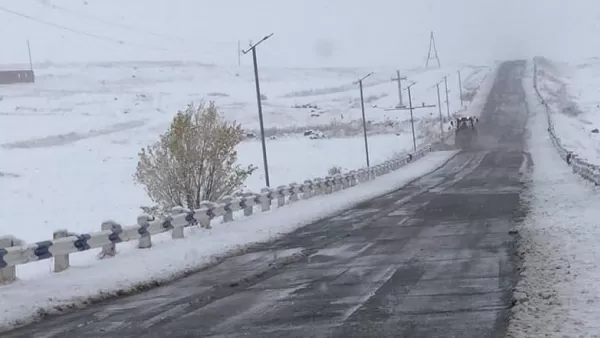 Ջերմուկ քաղաքում տեղում է ձյուն. ժամը 20:00-ի դրությամբ ճանապարհները անցանելի են