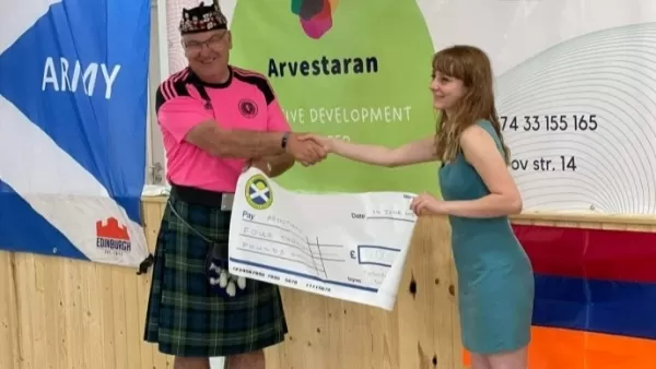 Շոտլանդացի երկրպագուները գումար են  նվիրաբերել Հայաստանի աուտիզմ ունեցող երեխաների կենտրոնին