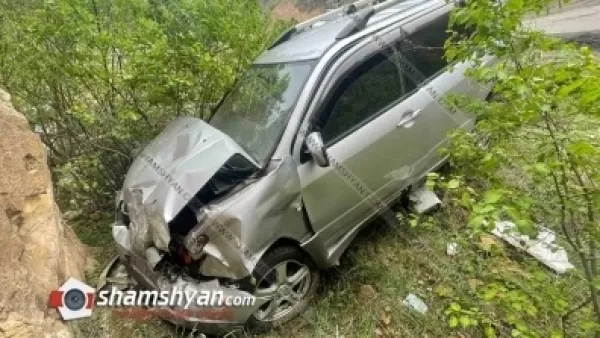 Ավտովթար՝ Վայոց Ձորի մարզում․ կա վիրավոր 