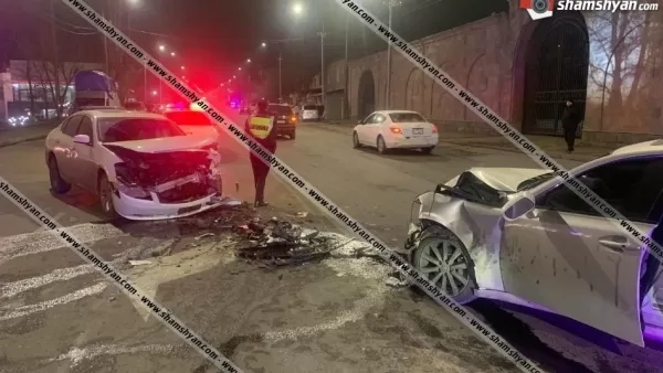 Խոշոր ավտովթար Երևանում. բախվել են Lexus-ը, Infiniti-ն ու Opel-ը. կան վիրավորներ. Shamshyan. com