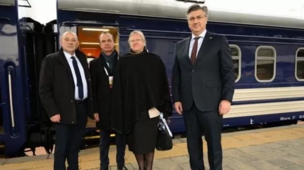 Սլովակիայի, Սլովենիայի և Խորվաթիայի վարչապետները ժամանել են Ուկրաինա