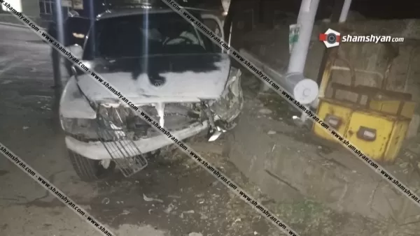 Ավտովթար՝ Լոռու մարզում. Վարորդը Dodge-ով բախվել է պատին, կա վիրավոր. Shamshyan. com