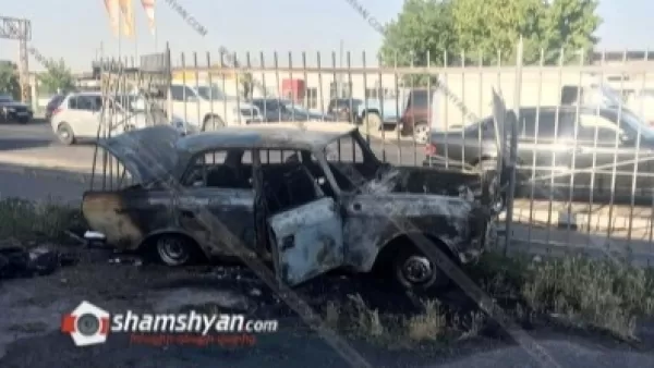 Խոշոր ավտովթար-հրդեհ՝ Երևանում. 63-ամյա վարորդը «Մոսկվիչ»-ով բախվել է երկաթե ճաղավանդակներին. կա վիրավոր