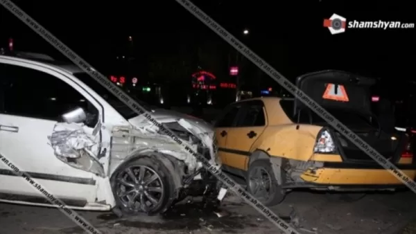 Խոշոր ավտովթար Երևանում.  վրաերթի է ենթարկվել 2 քաղաքացի. 4 անձ հոսպիտալացվել է
