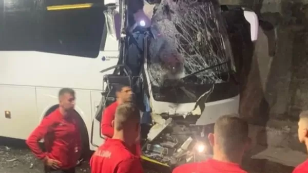 Բուլղարիայի հավաքականի ֆուտբոլիստները վթարի են ենթարկվել Թբիլիսիում