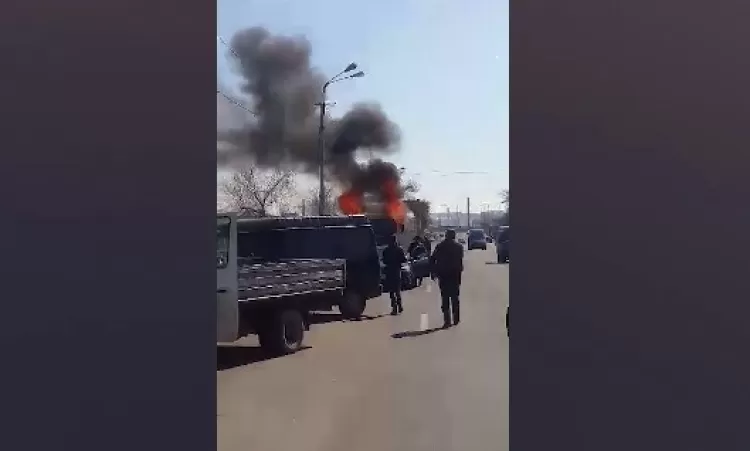 ՏԵՍԱՆՅՈՒԹ․ Հրդեհ Երևանում․ Շիրակի փողոցում բեռնատար է այրվել
