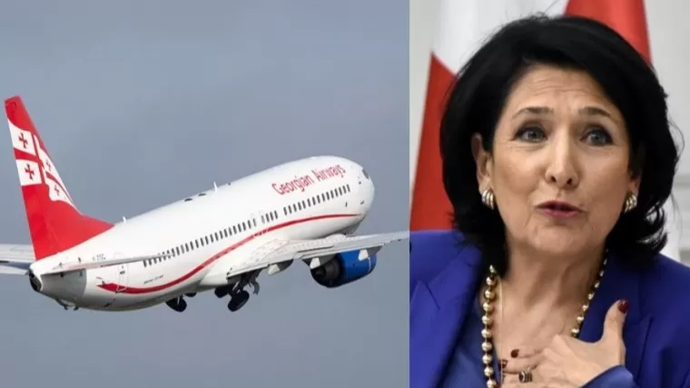 Georgian Airways-ը Վրաստանի նախագահին թույլ չի տա ինքնաթիռ նստել