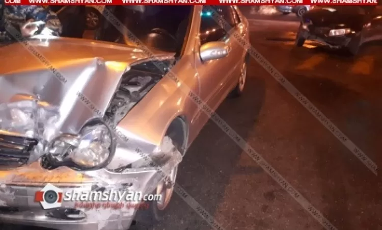  Երևանում բախվել են Mercedes-ն ու Opel-ը. կան վիրավորներ