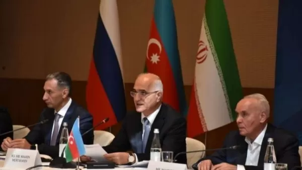 Ադրբեջանը, Ռուսաստանը, և Իրանը ստորագրեցին «Հյուսիս-Հարավ» տրանսպորտային միջանցքի մասին Բաքվի հռչակագիրը