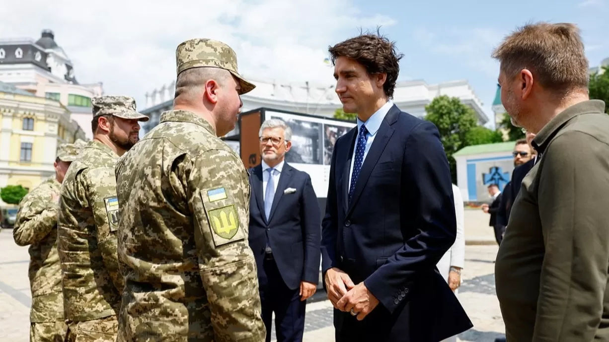 ՏԵՍԱՆՅՈՒԹ. Կանադայի վարչապետը չհայտարարված այցով ժամանել է Կիև