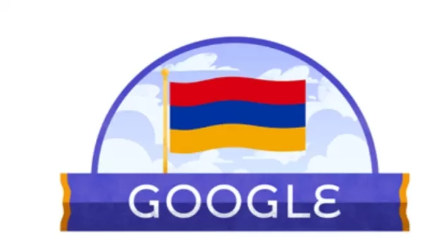 Եռագույնը պատկերող «դուդլ»-ով Google-ը շնորհավորել է ՀՀ Անկախության 28-ամյակը